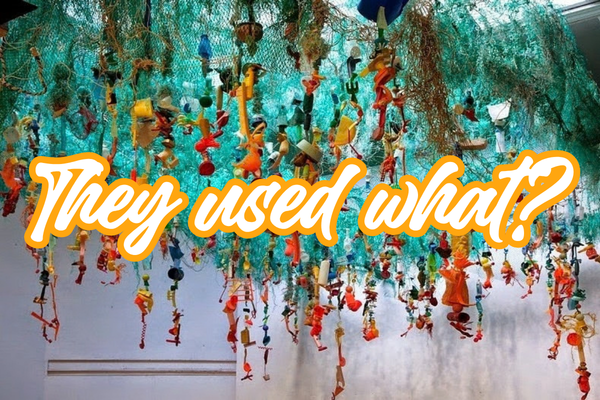 Unconventional artworks pictured for Artists Who Used Absolutely Anything Except Paint